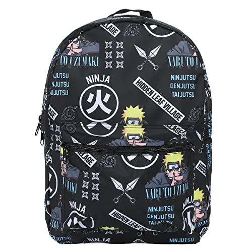 Naruto Shippuden Ninjutsu Sublimated Print Adult Laptop Backpack