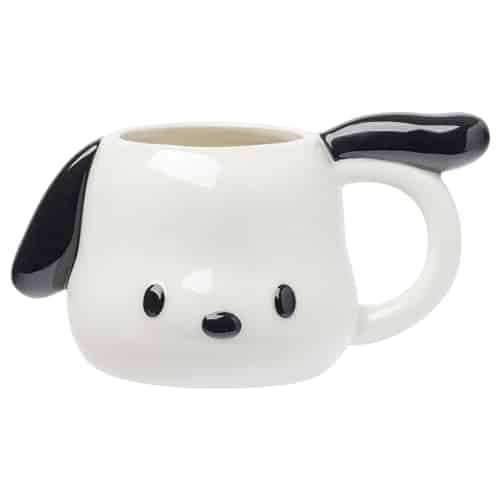 Silver Buffalo Sanrio Hello Kitty And Friends Pochacco Ceramic D Sculpted Mug, Ounces