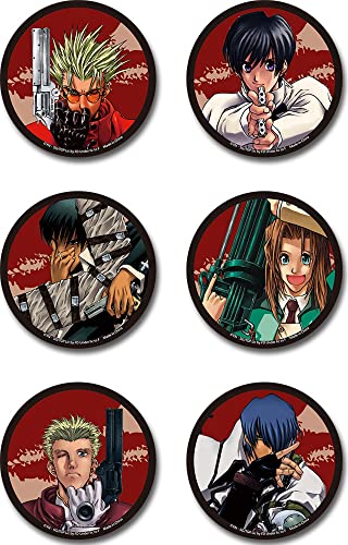 Trigun   Main Character Sticker Die Cut Set