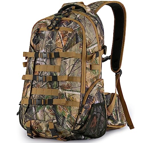 Gohimal D Waterproof Hunting Backpack For Men,L Camo Hunting Pack With Bow Holder
