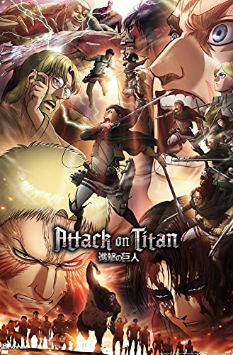 Trends International Attack On Titan Season   Key Art Wall Poster, X , Unframed Version