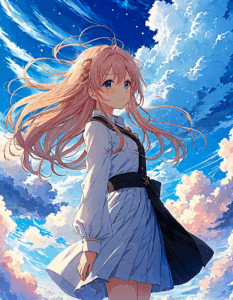 anime with hair