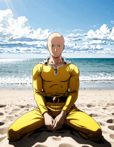 saitama in one punch man