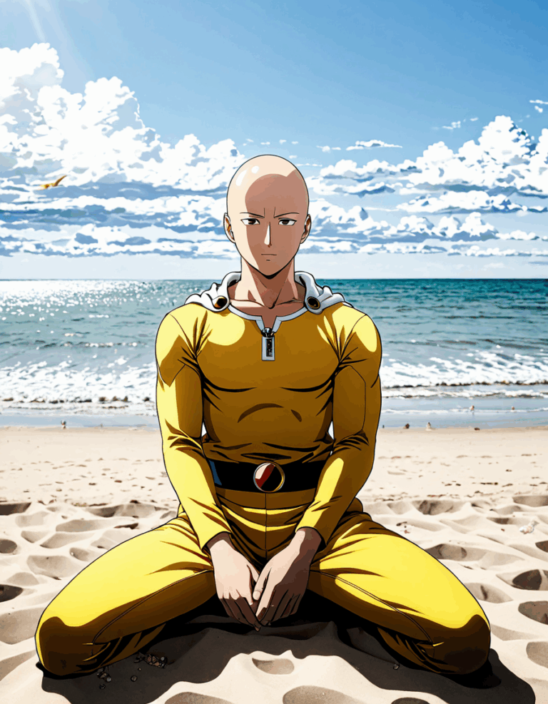 saitama in one punch man