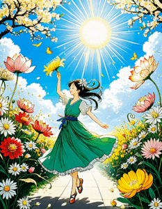 the fragrant flower blooms with dignity manga