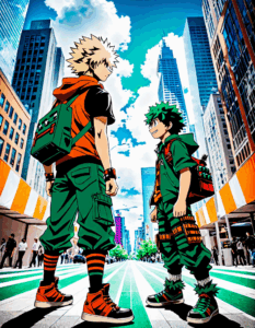 bakugo and deku