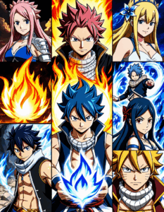 fairy tail anime characters