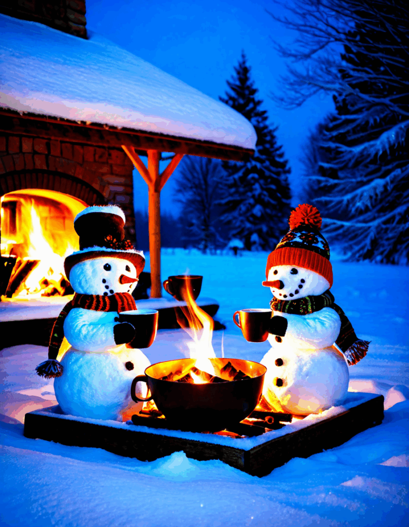 snowmen at night Snowmen At Night