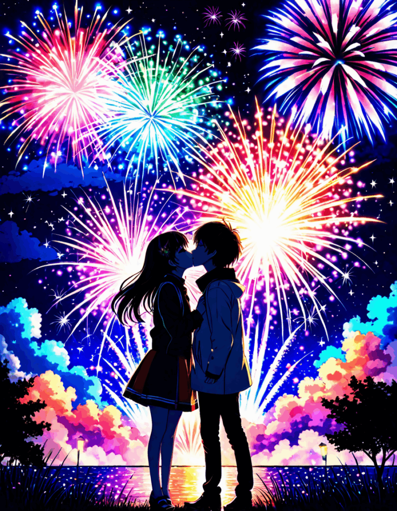 Anime Kissing