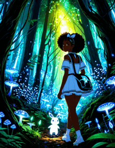 black animegirl