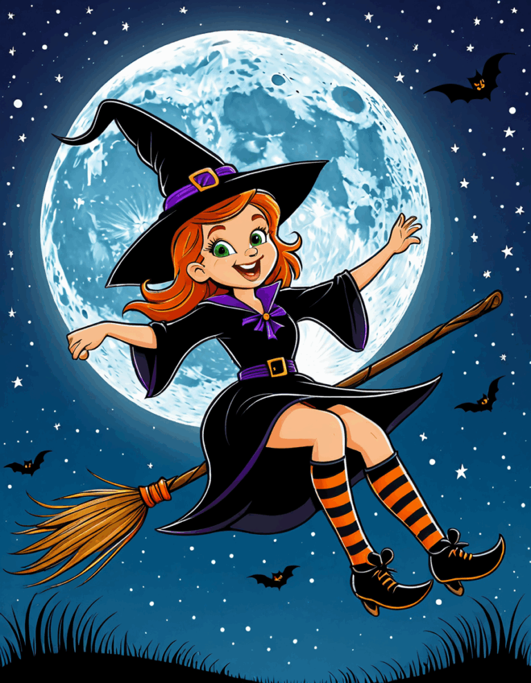 witch cartoon