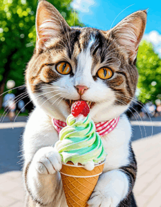 cute anime cat
